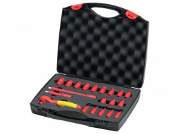 Wiha Insulated 1/4in Ratchet Wrench Set, 21 Piece (inc. Case) £363.16